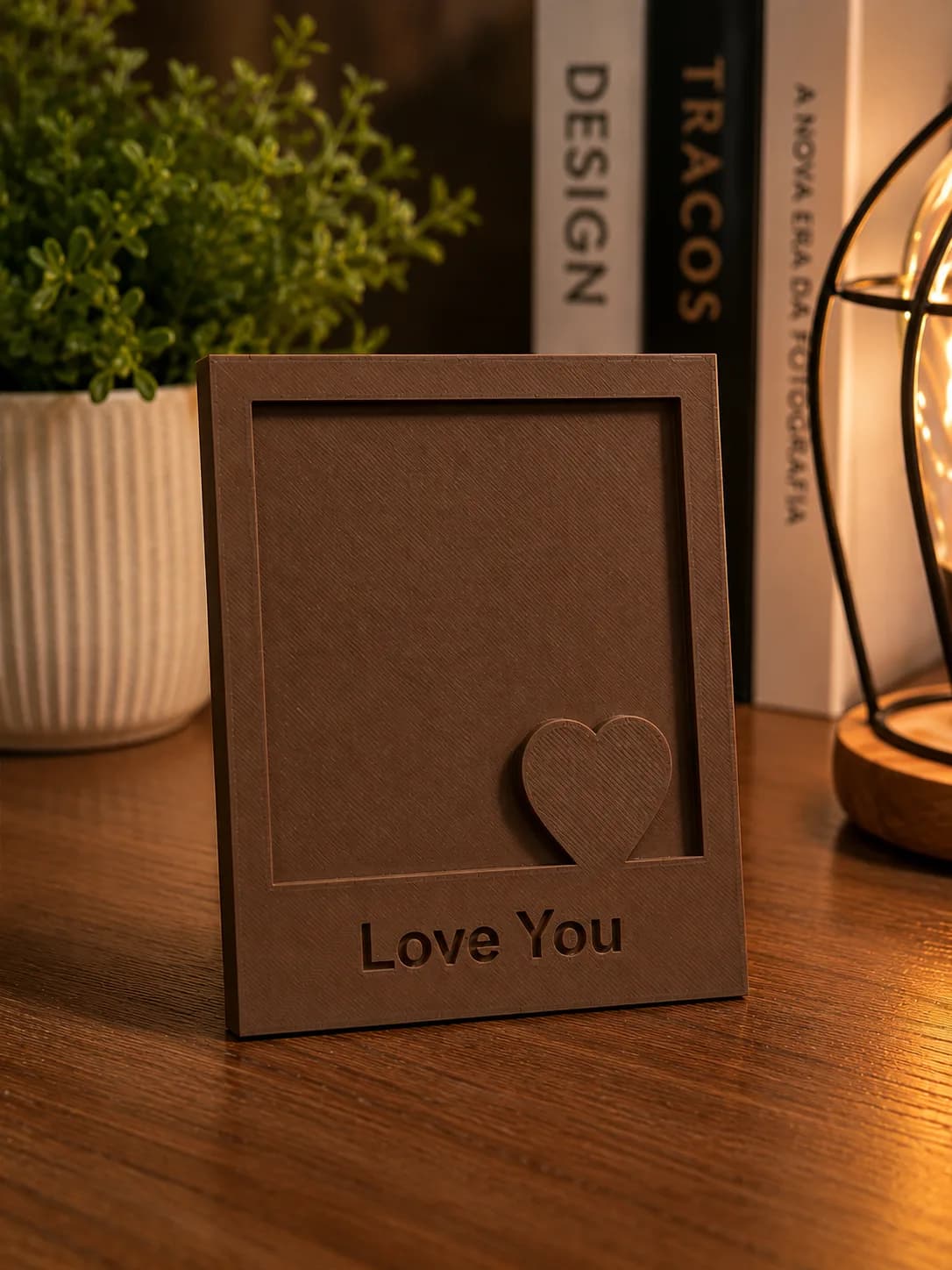 Porta Retrato Love You